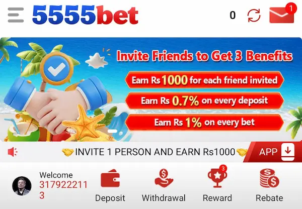5555 Bet Game
