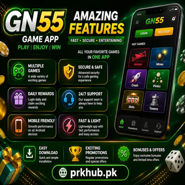GN55 Game Apk Features For Earning
