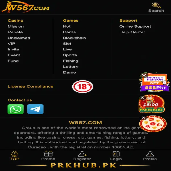 W567 Game Apk Game Features For Real Money